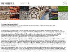 Tablet Screenshot of bennert.de